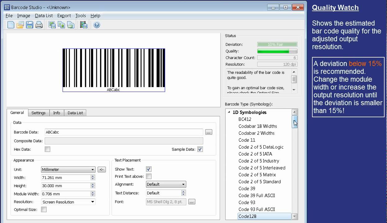 barcode producer software